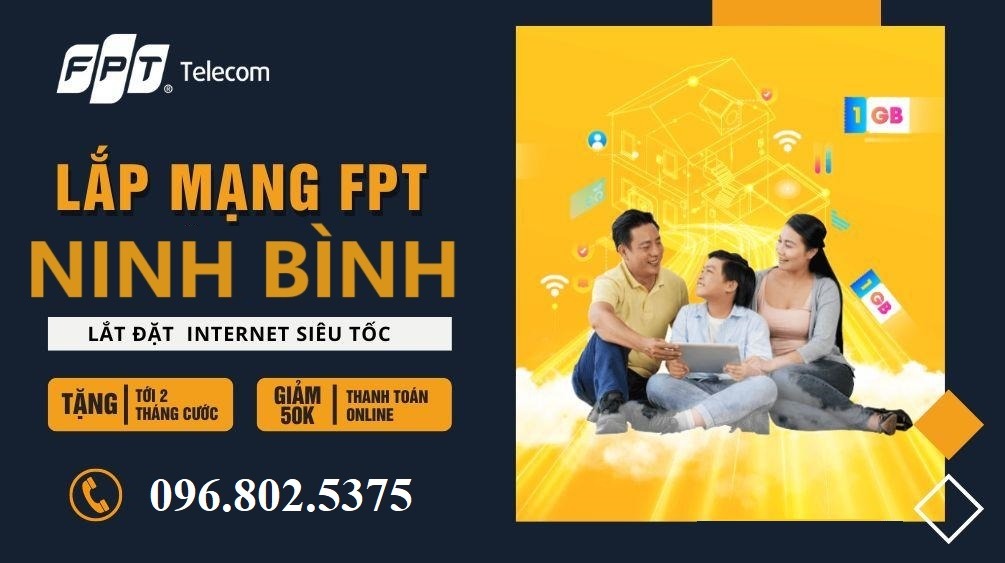 Tổng đài FPT Ninh Bình - Hotline FPT: 0968025375