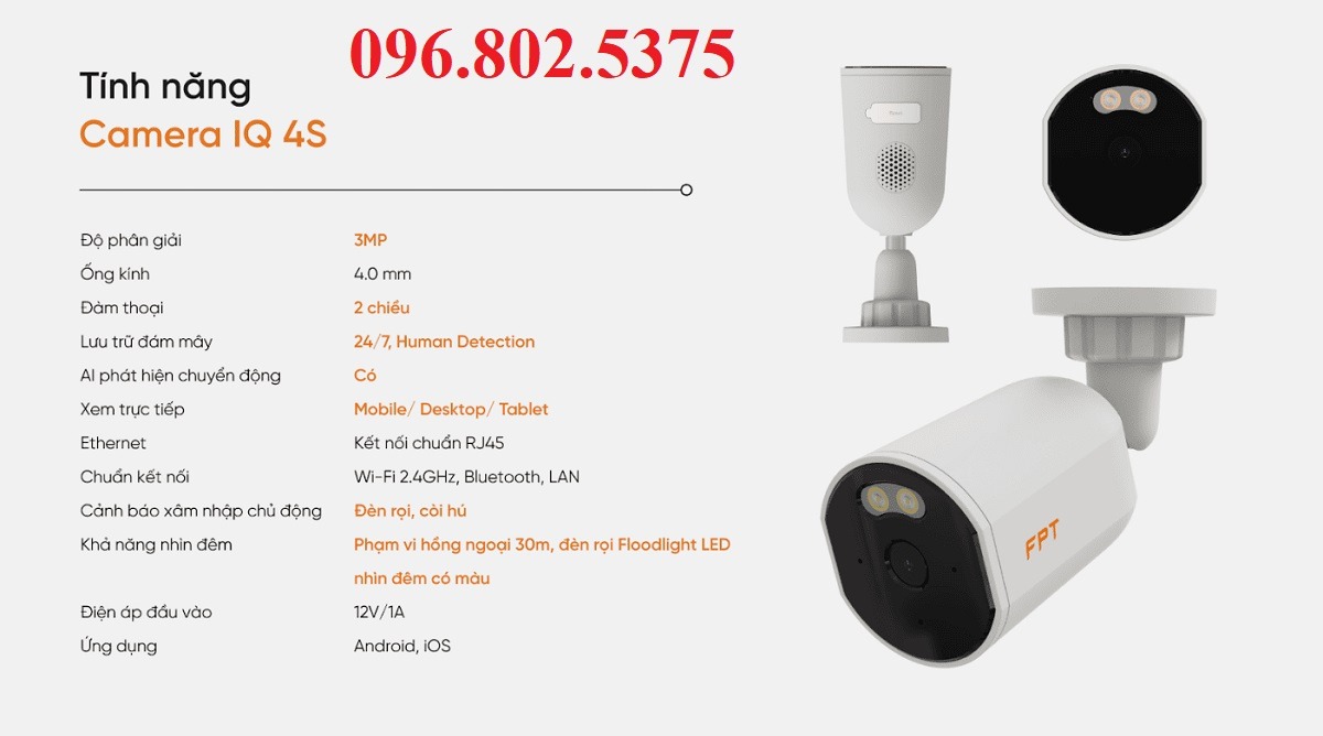 FPT Camera - khuyến mãi 1 triệu 3 cam