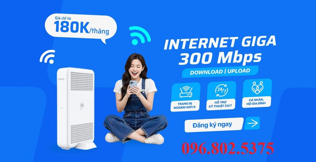 KHuyến mãi lắp mạng FPT - Hotline FPT: 0968025375