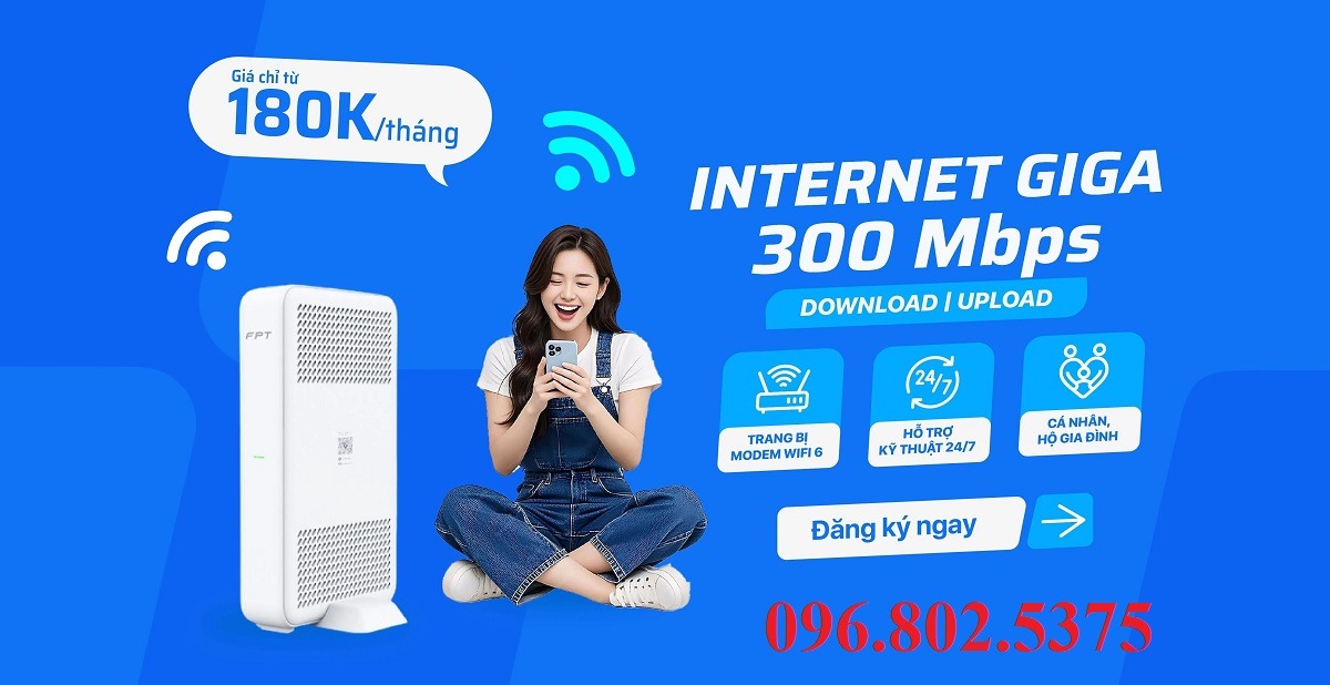 KHuyến mãi lắp mạng FPT - Hotline FPT: 0968025375
