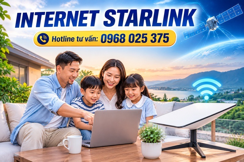Internet Starlink giá bao nhiêu? - Hotline đăng ký: 0968025375