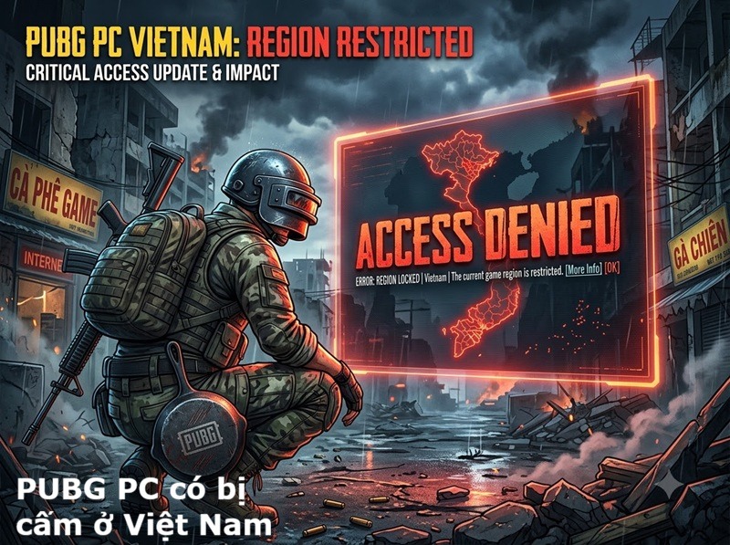 PUBG PC có bị cấm ở Việt Nam? Phân tích mới nhất 2026